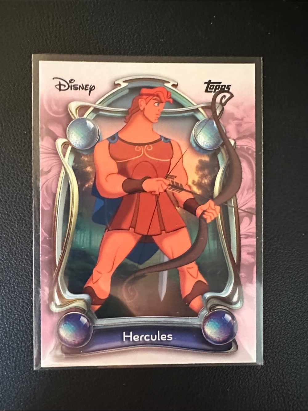 Topps Hercules Art Print - Red, Blue, Purple Accents